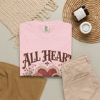 All Heart Vintage Floral Tee — "All Heart" Graphic T-Shirt