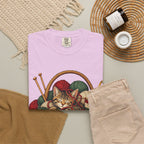 Cat in Yarn Basket T‑Shirt — Cozy Holiday Knitting Cat Tee
