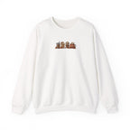 Cozy Camping Crewneck Sweatshirt — Niedliches Cartoon-Lagerfeuer-Freunde-Design