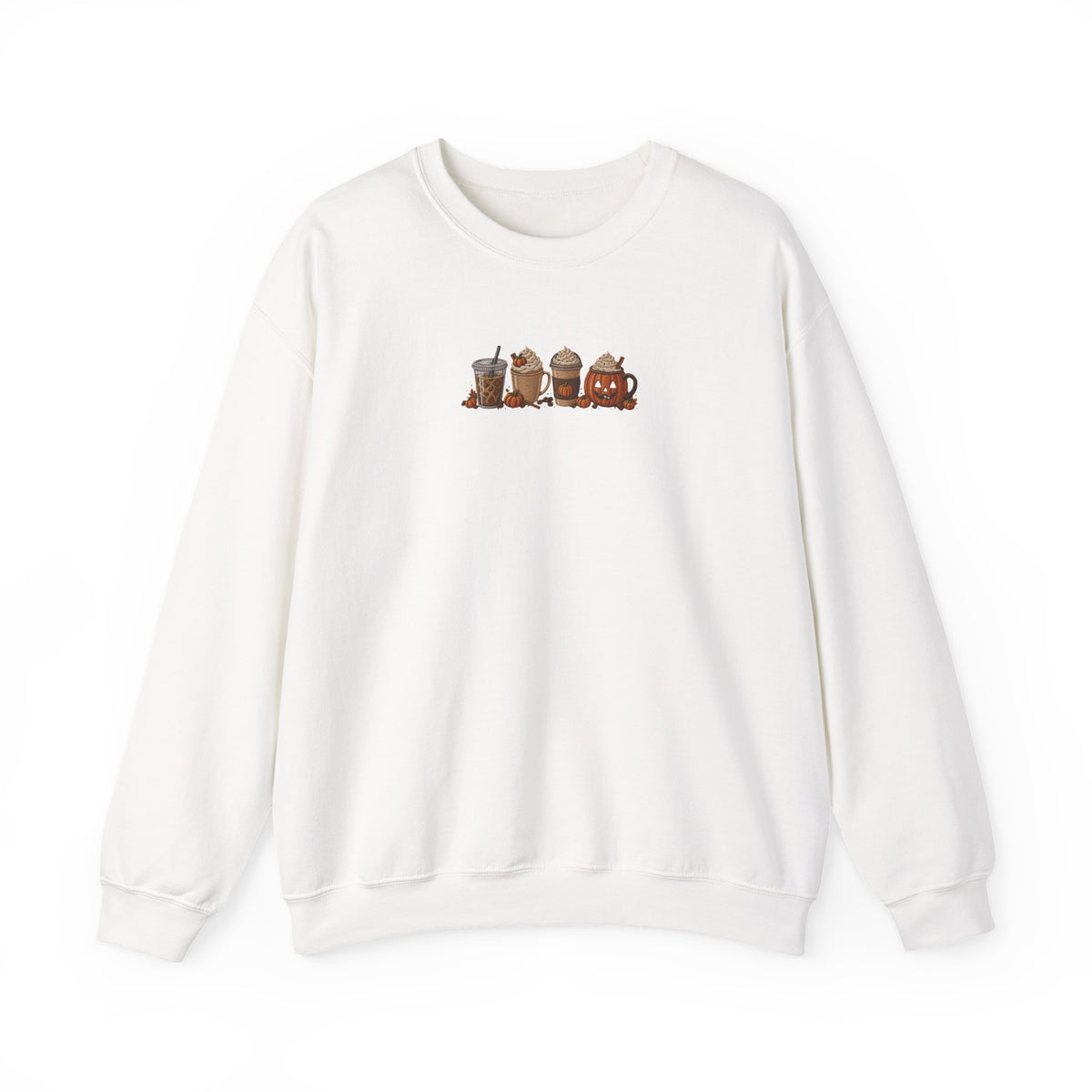 Cozy Camping Crewneck Sweatshirt — Cute Cartoon Campfire Friends Design