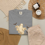 Halloween Ghost in Jack-O'-Lantern T-Shirt