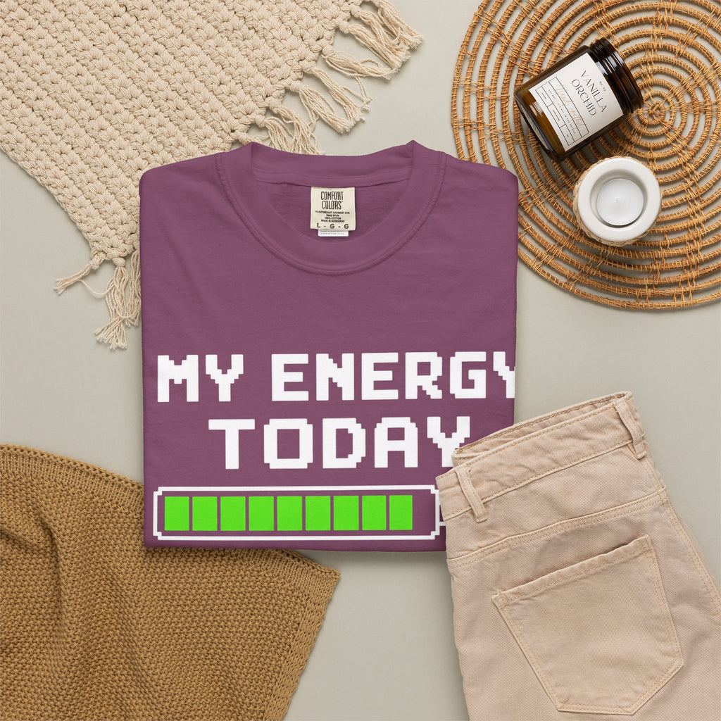 My Energy Today 90% Battery Graphic T-Shirt