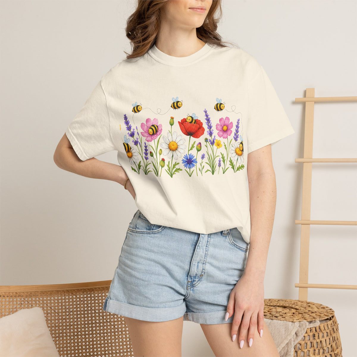 Wildflower Bee Garden T-Shirt