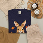 Autumn Bunny Tee — Cozy Fall Rabbit with Scarf & Hot Cocoa