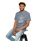Lake Ontario T-Shirt — Retro Maple Leaf Sunset Graphic