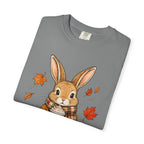 Autumn Bunny Tee — Cozy Fall Rabbit with Scarf & Hot Cocoa