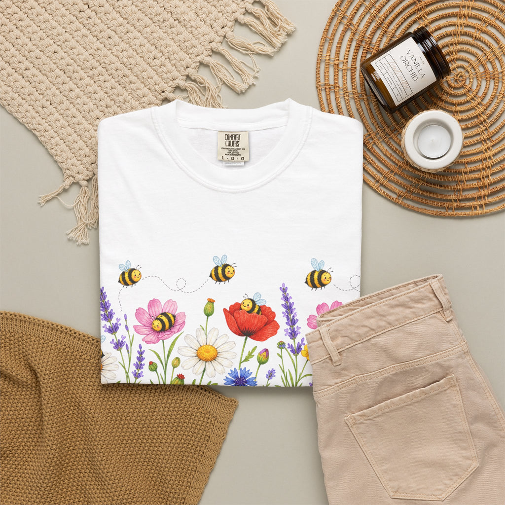Wildflower Bee Garden T-Shirt