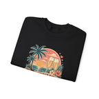 Honeymoon Mode Sweatshirt – Tropical Sunset Couples Crewneck