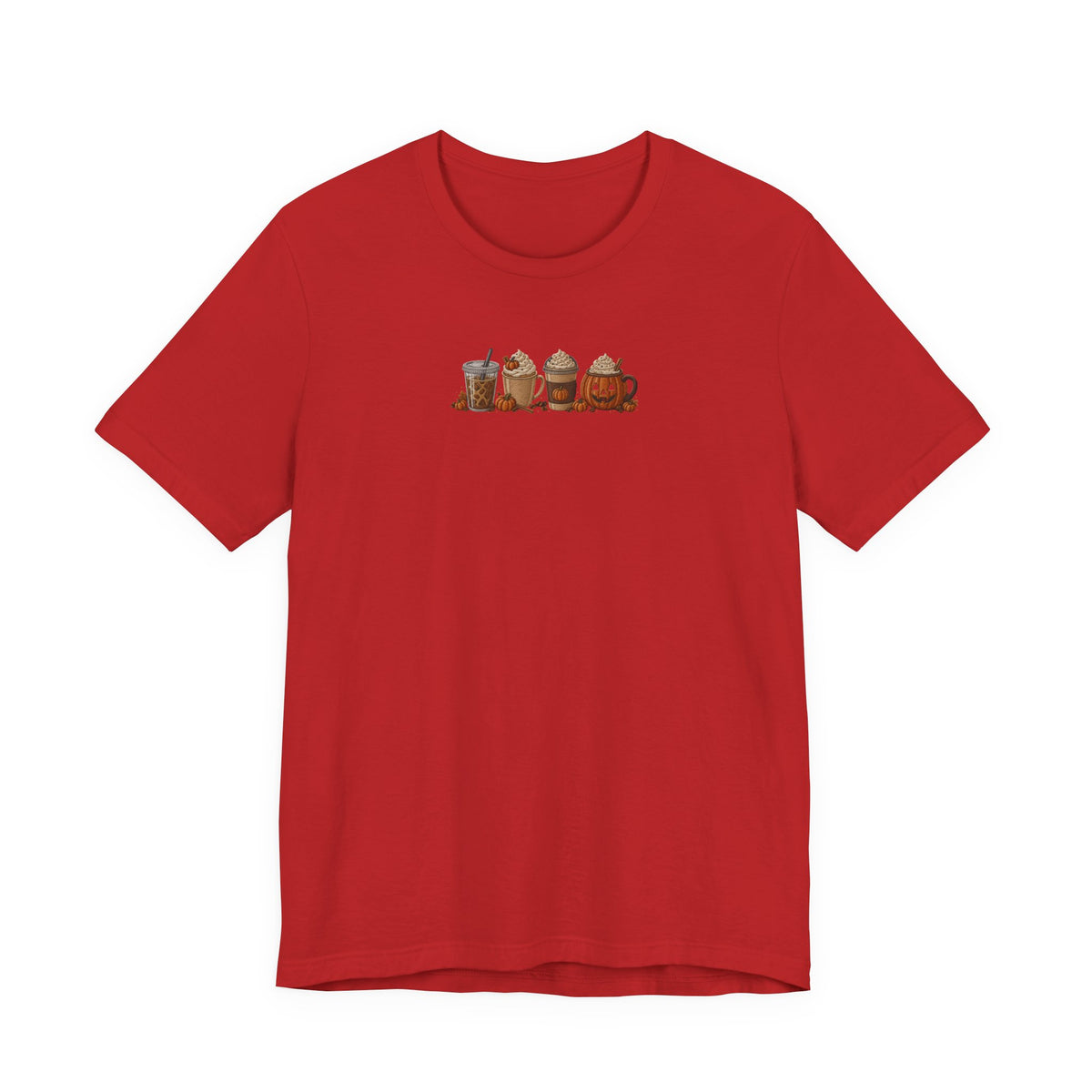 Coffee Crew Cute Graphic Tee — Espresso, Latte & Mocha Cartoon Shirt