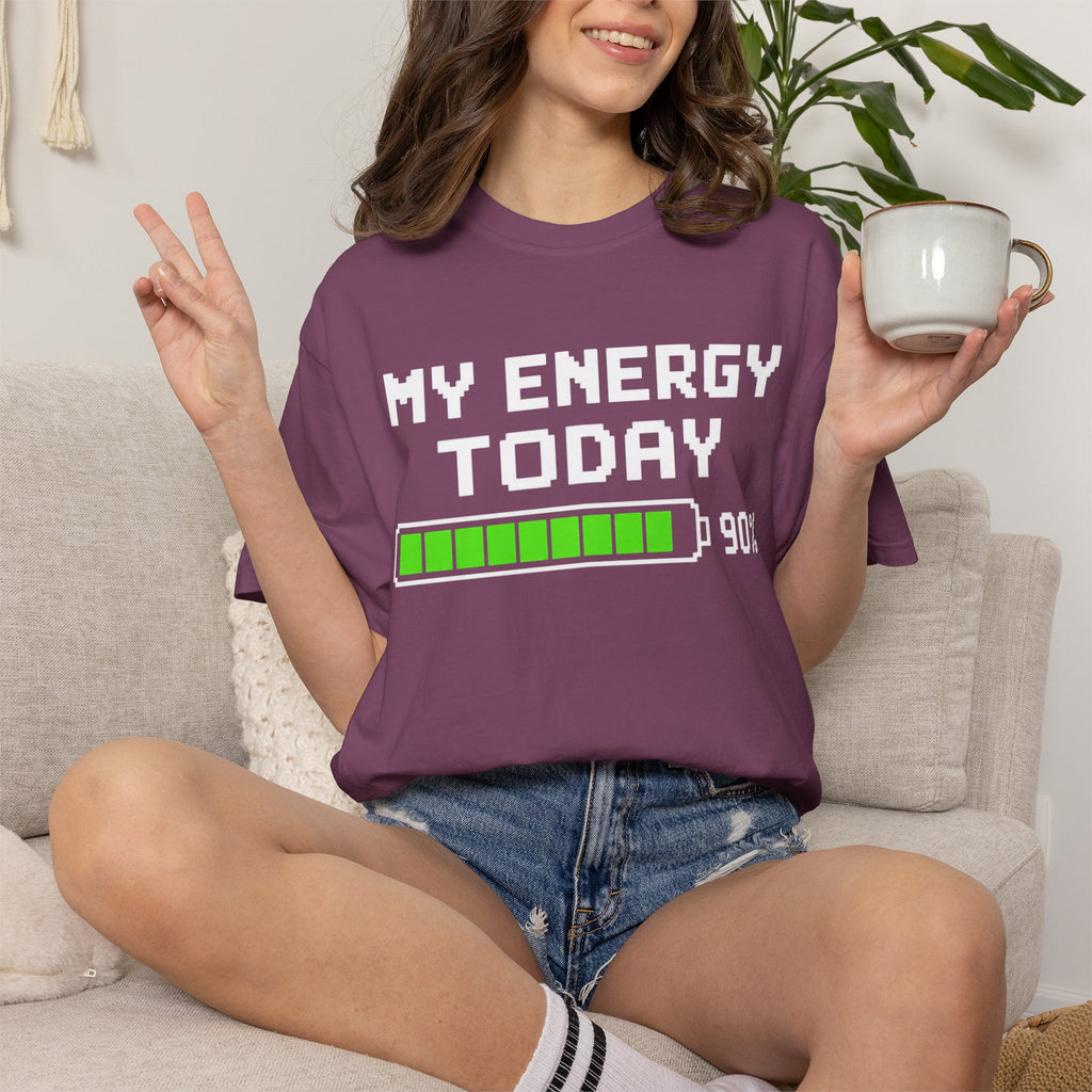 My Energy Today 90% Battery Graphic T-Shirt