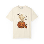 Halloween Ghost in Jack-O'-Lantern T-Shirt