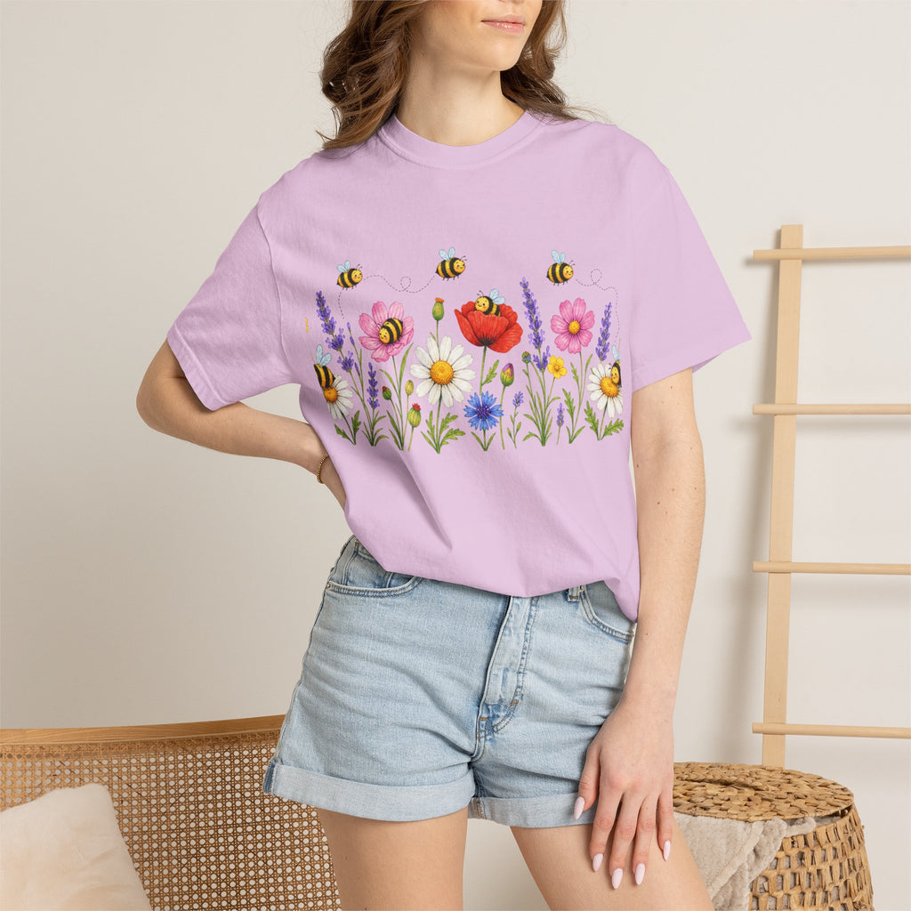 Wildflower Bee Garden T-Shirt