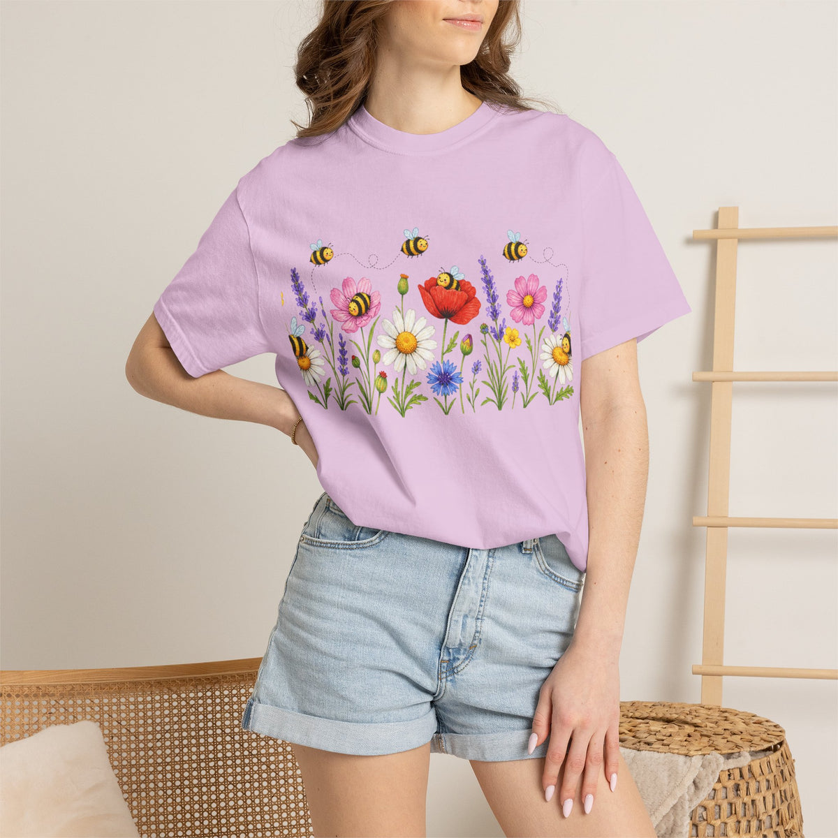 Wildflower Bee Garden T-Shirt