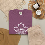 Lake Ontario T-Shirt — Retro Maple Leaf Sunset Graphic