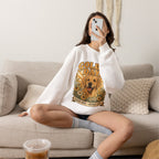 Sweatshirt — "Golden Days: Good Dog • Good Life" Retro Golden Retriever Crewneck
