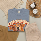Oops Puppy T-Shirt — Cute Dog Spilling Coffee Graphic Tee